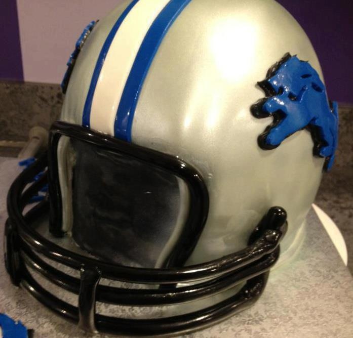 Football Helmet Cake