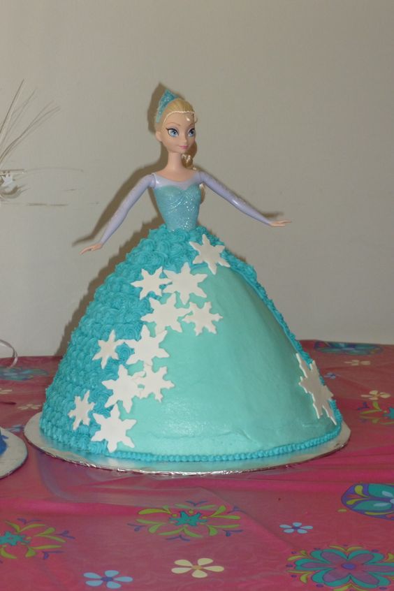 Frozen Doll Cake Frozen Doll Cake