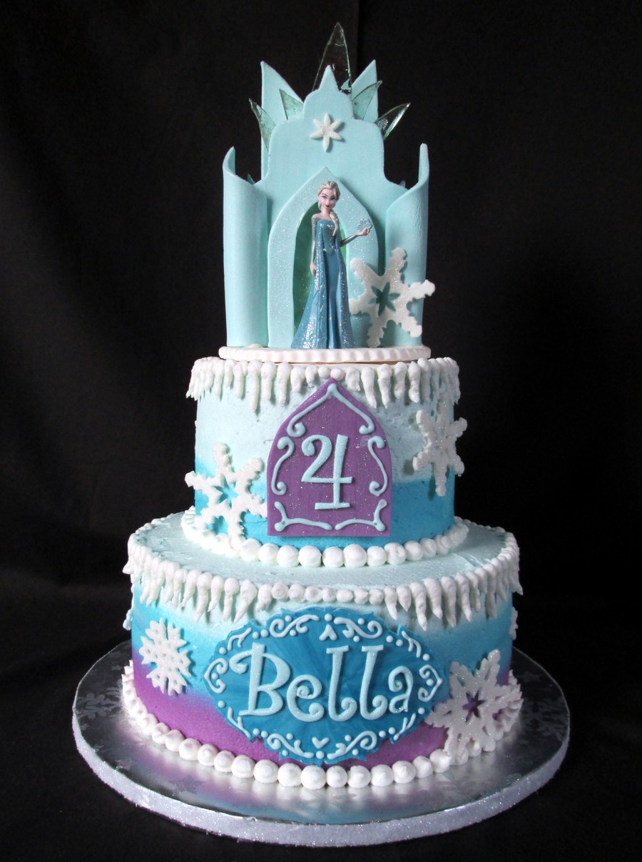 Frozen Ice Castle Birthday Cake