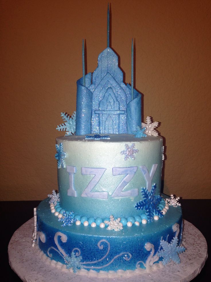 Frozen Ice Castle Cake Frozen Ice Castle Cake