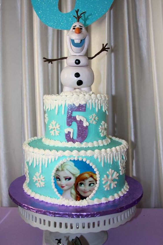 Frozen Party Birthday Cake Frozen Party Birthday Cake