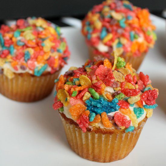 Fruity Pebble Cupcakes