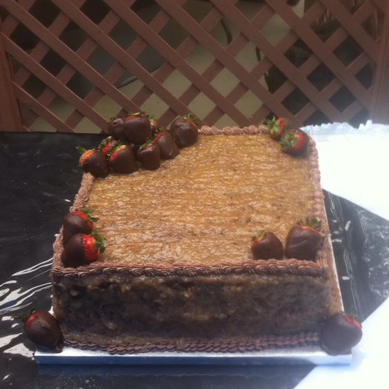 German Chocolate Grooms Cake