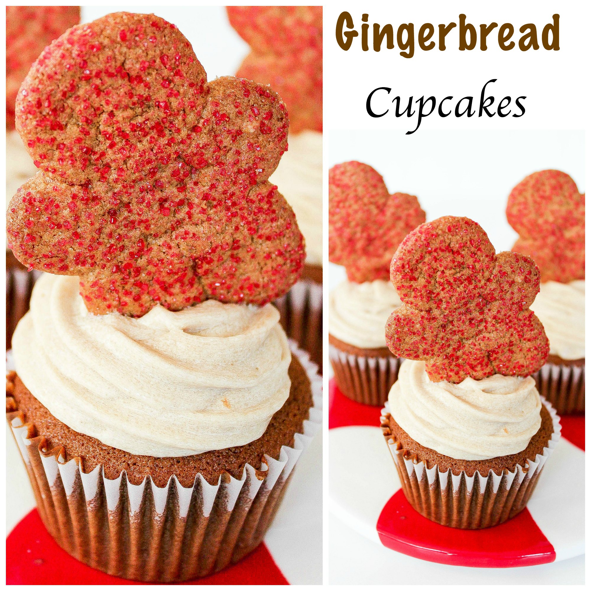 Gingerbread Cookie Cupcakes From Mix