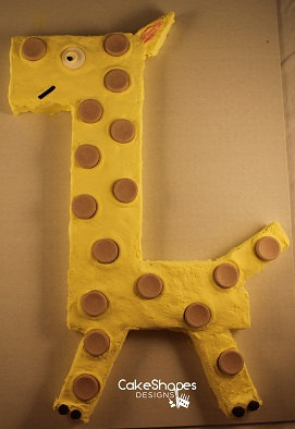 Giraffe Cake Cut Out Pattern