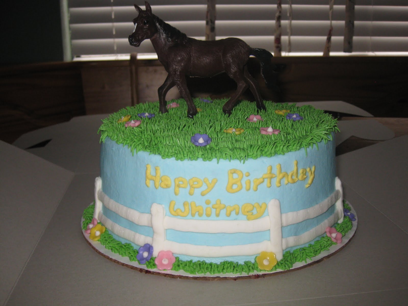 Girls Horse Birthday Cake