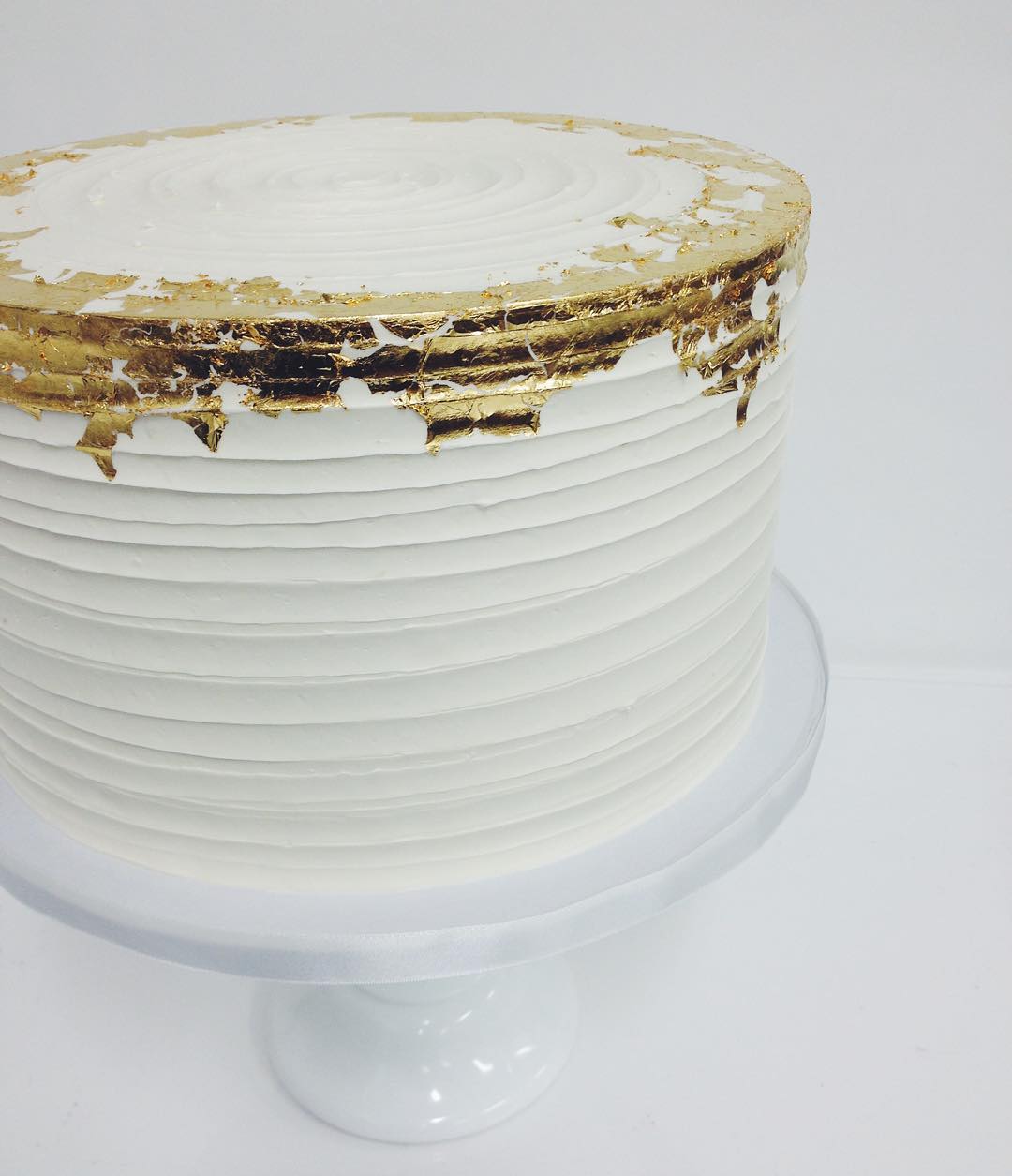 Gold Leaf Cake Buttercream