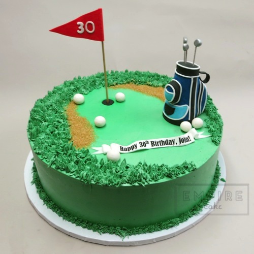 Golf Birthday Cake