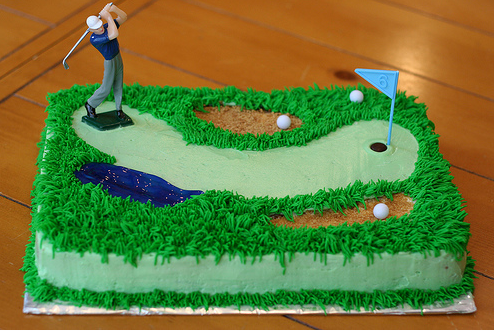 Golf Course Cake Golf Course Cake