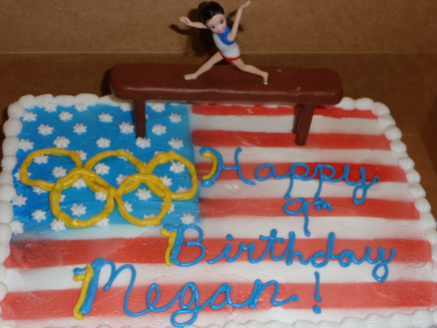 Gymnast Cake