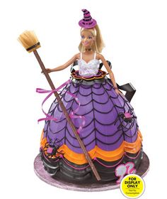 Halloween Barbie Doll Cake Halloween Barbie Doll Cake