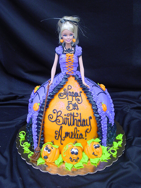 Halloween Birthday Cakes Barbie Halloween Birthday Cakes Barbie