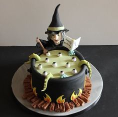 Halloween Witch Cake