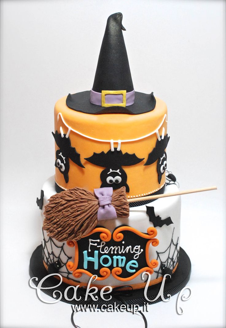 Halloween Witch Hat Cake