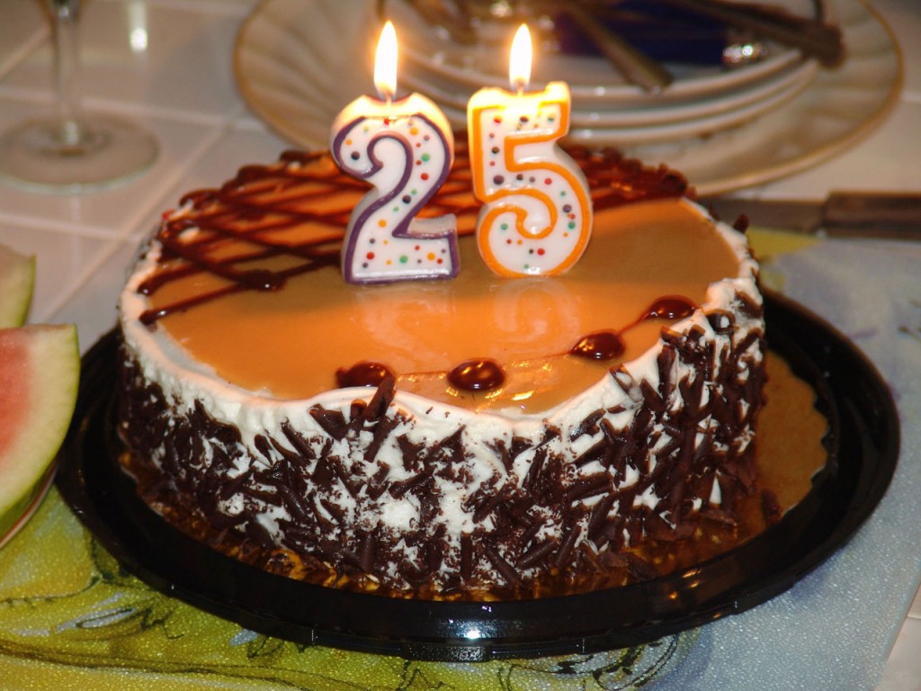 Happy 25th Birthday Cake