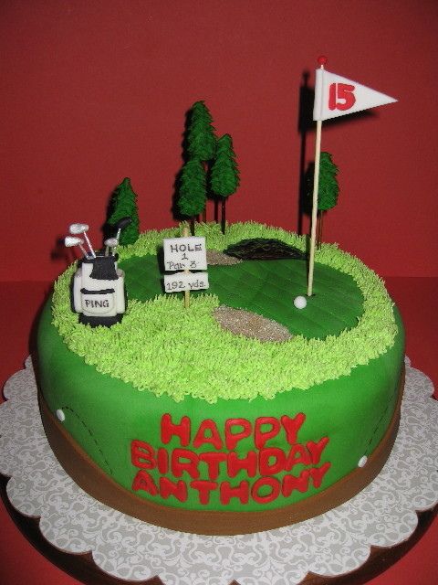 Happy Birthday Golf Cake Happy Birthday Golf Cake