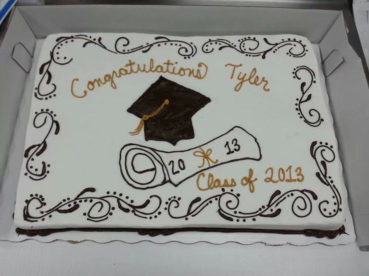 High School Graduation Cake Ideas