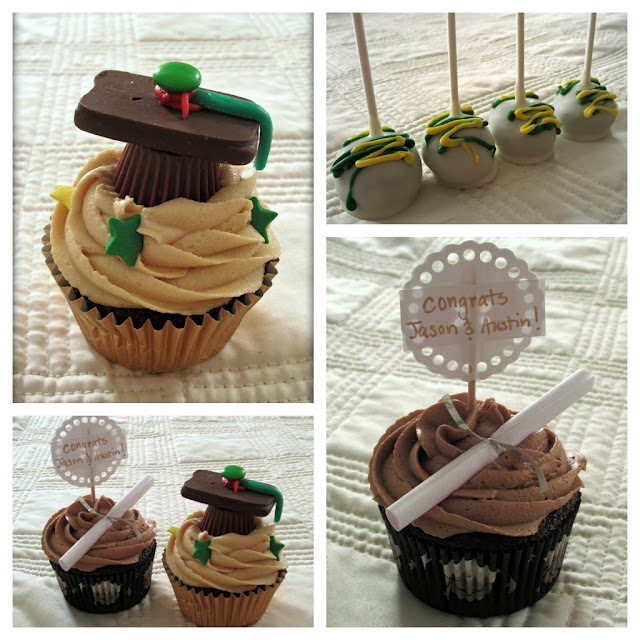 High School Graduation Party Cupcake Ideas