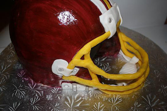 How to Make 3D Football Helmet Cake