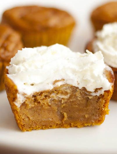 Impossible Pumpkin Pie Cupcakes