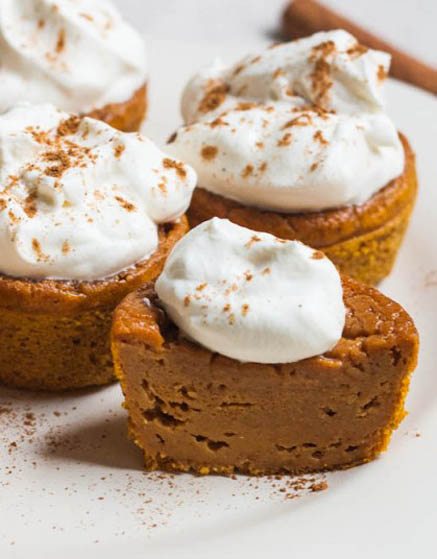 Impossible Pumpkin Pie Cupcakes