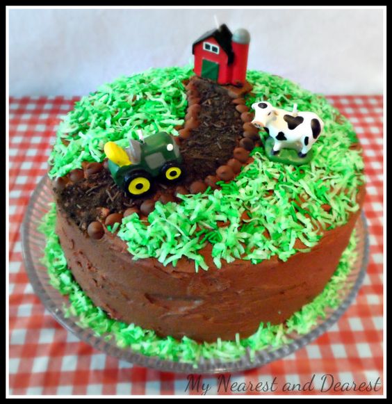 Kids Farm Birthday Cake