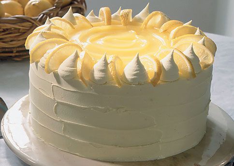 Lemon Curd Layer CakeTall