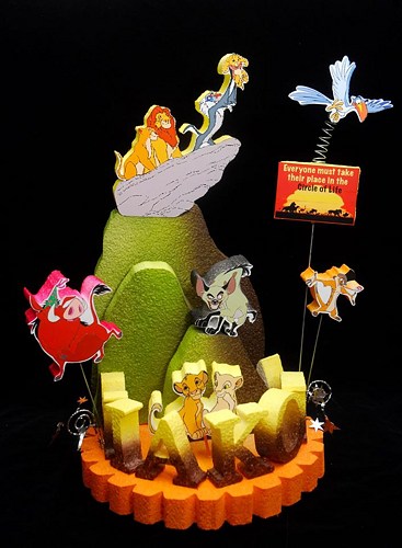 Lion King Baby Shower Cake