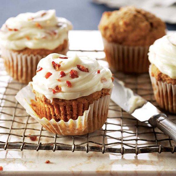 Maple Bacon Cupcakes with Frosting Recipe