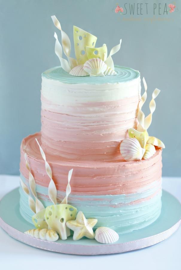 Mermaid Birthday Cake Buttercream Mermaid Birthday Cake Buttercream