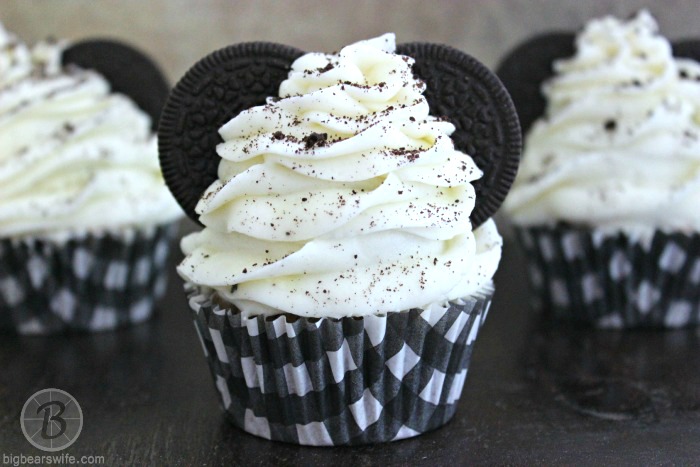 Mickey Mouse Cupcakes with Oreos