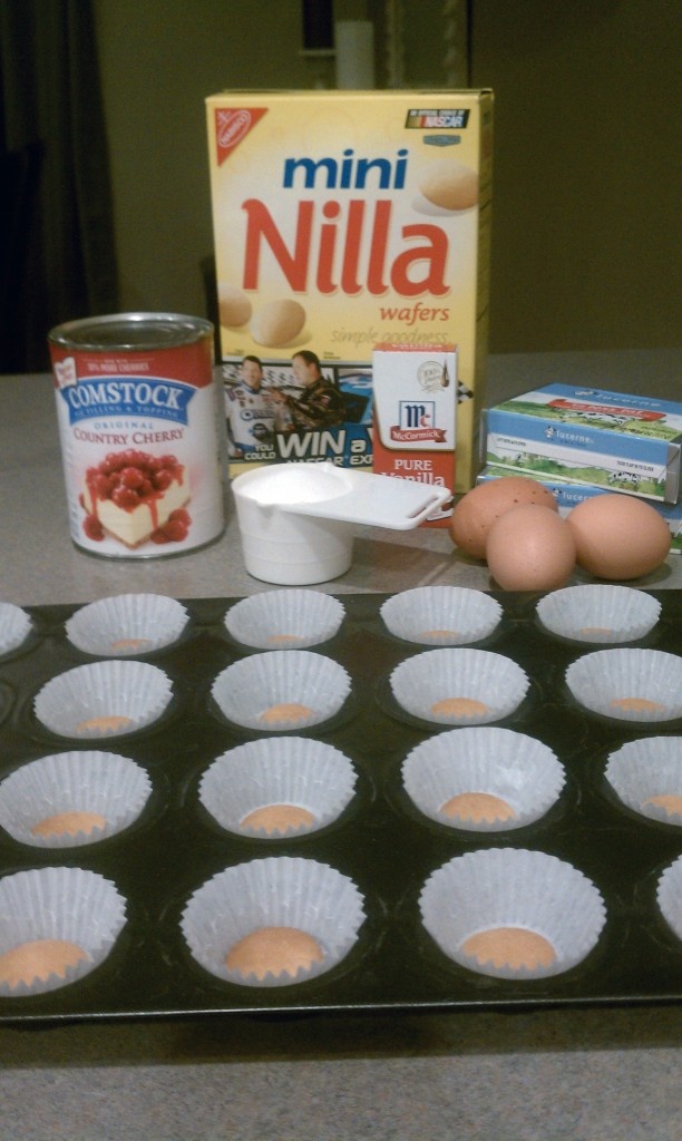 Mini Cheesecakes with Vanilla Wafers