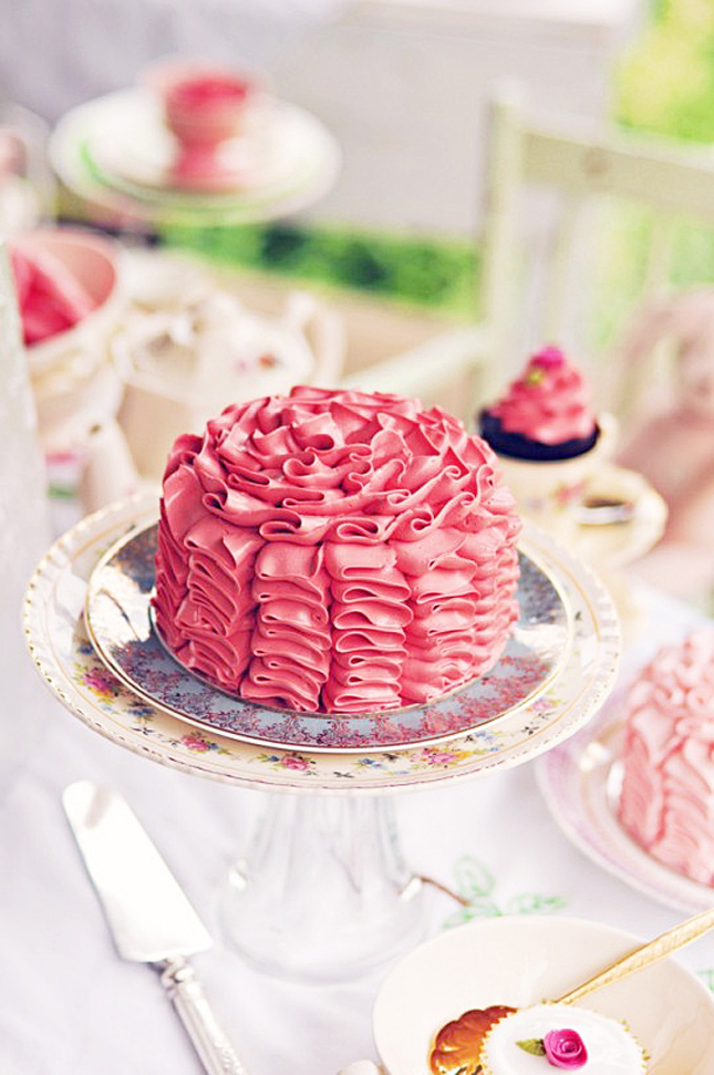 Mini Ruffle Cake