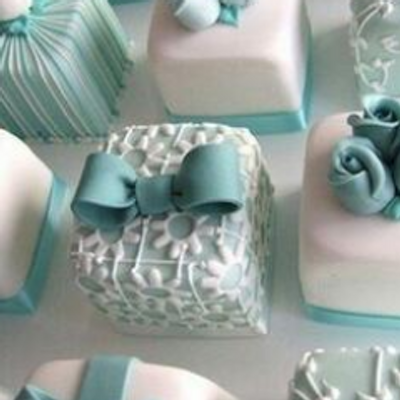 Mini Tiffany Blue Wedding Cakes Mini Tiffany Blue Wedding Cakes