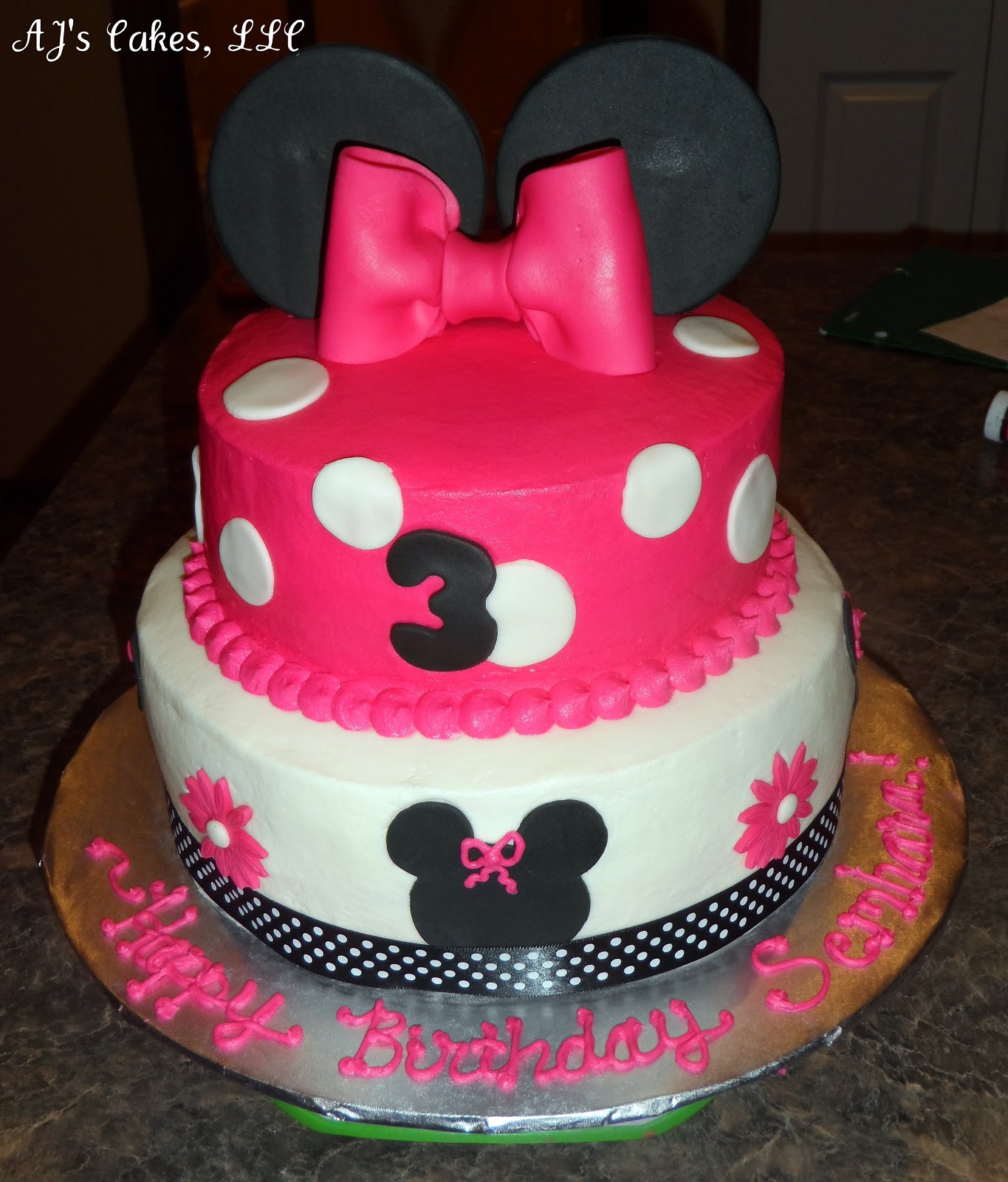 Minnie Mouse Birthday Cake