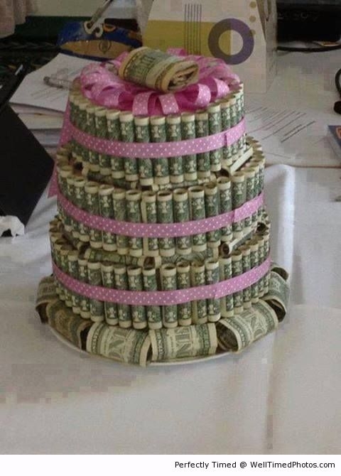 Money Birthday Cake Ideas