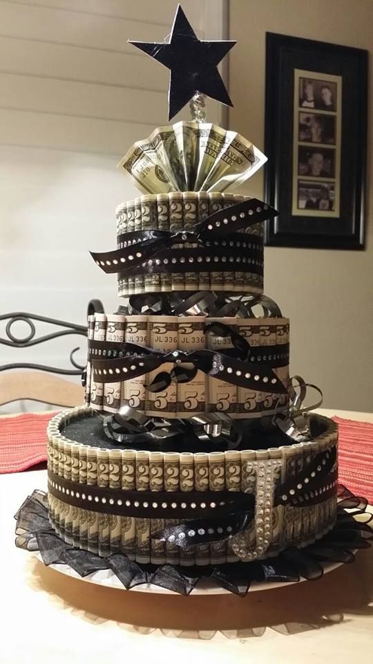 Money Birthday Cake