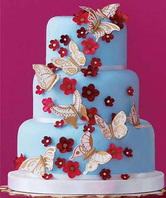 Most Beautiful Butterfly Wedding Cake