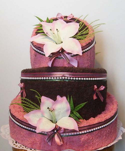 Mother's Day Gift Towel Cake Ideas Mother's Day Gift Towel Cake Ideas
