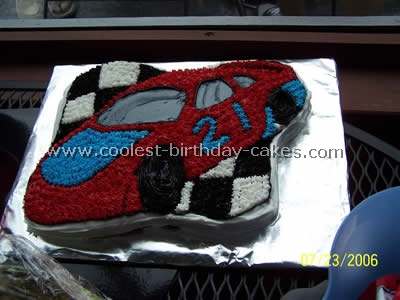 NASCAR Race Car Birthday Cakes