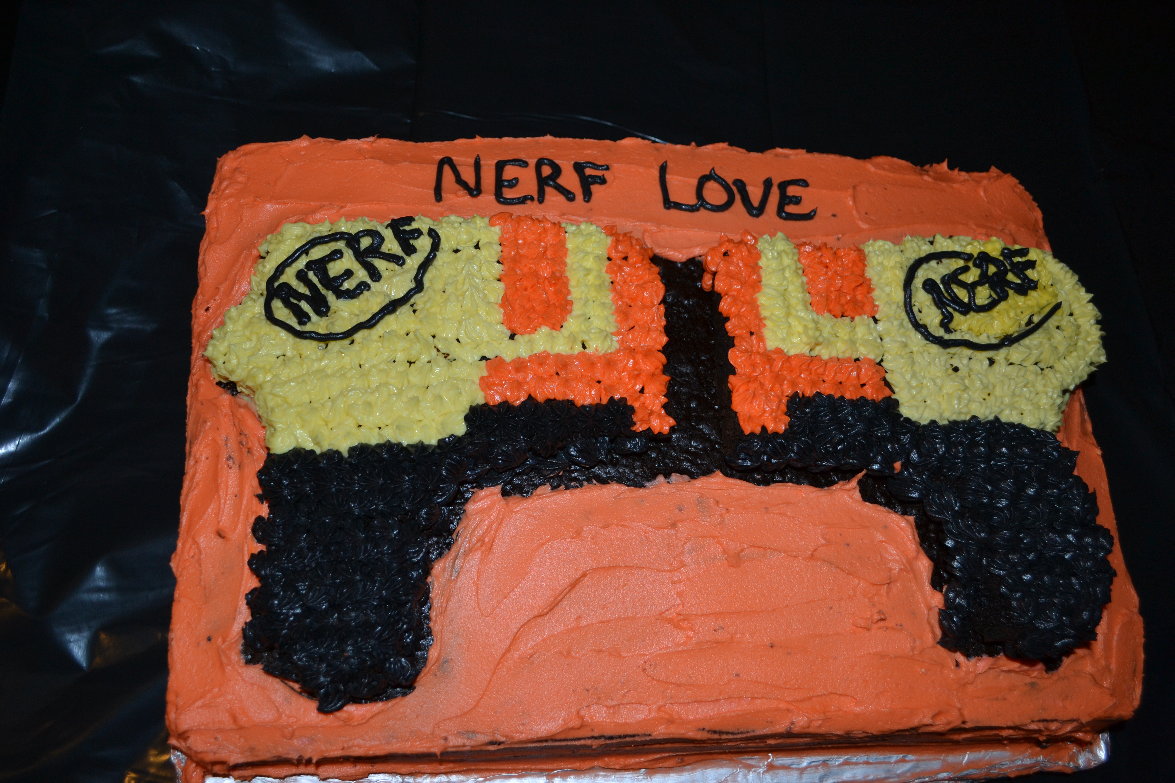 Nerf Gun Cake Nerf Gun Cake