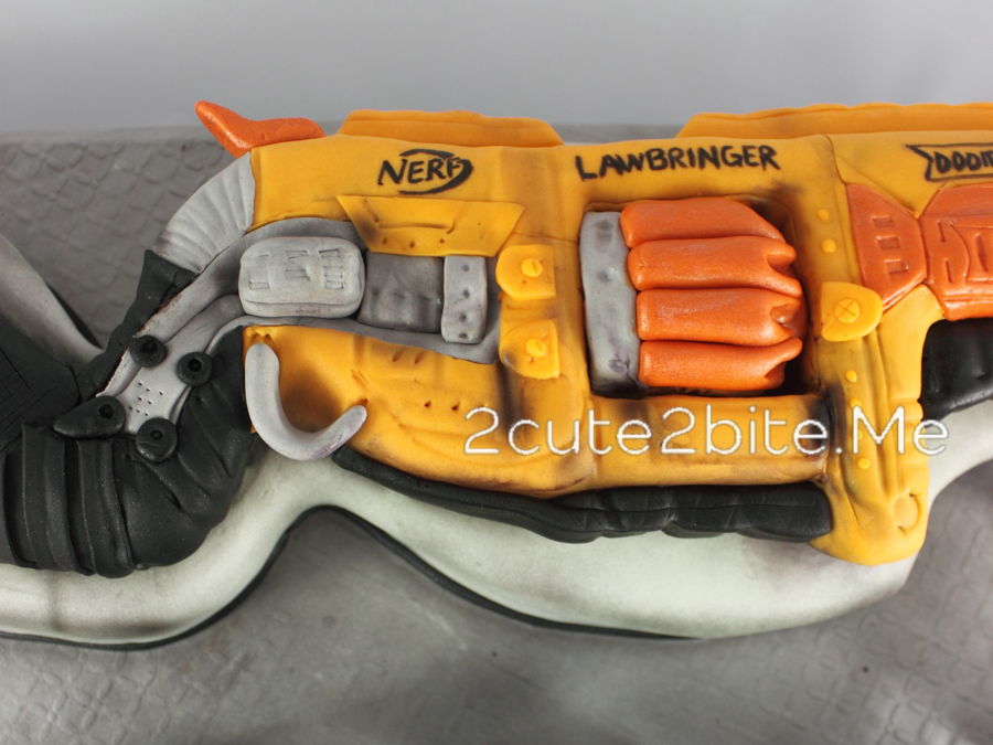 Nerf Gun Cake