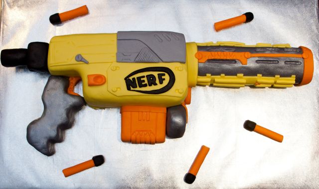 Nerf Gun Cake