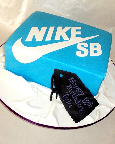 Nike Birthday Cake Box