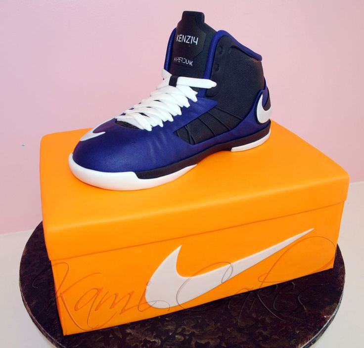 Nike Sneakers Birthday Cake