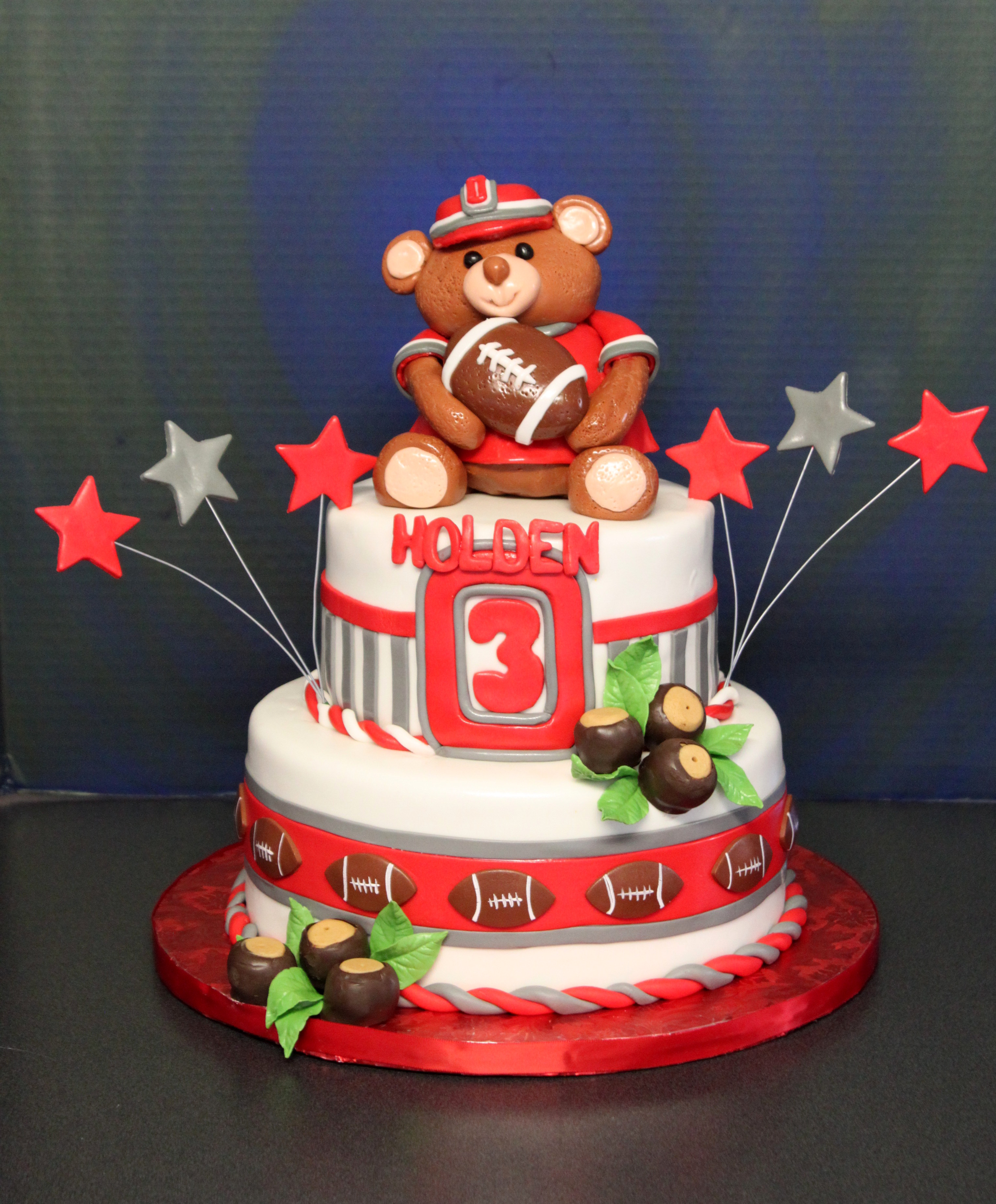 Ohio State Birthday Cake