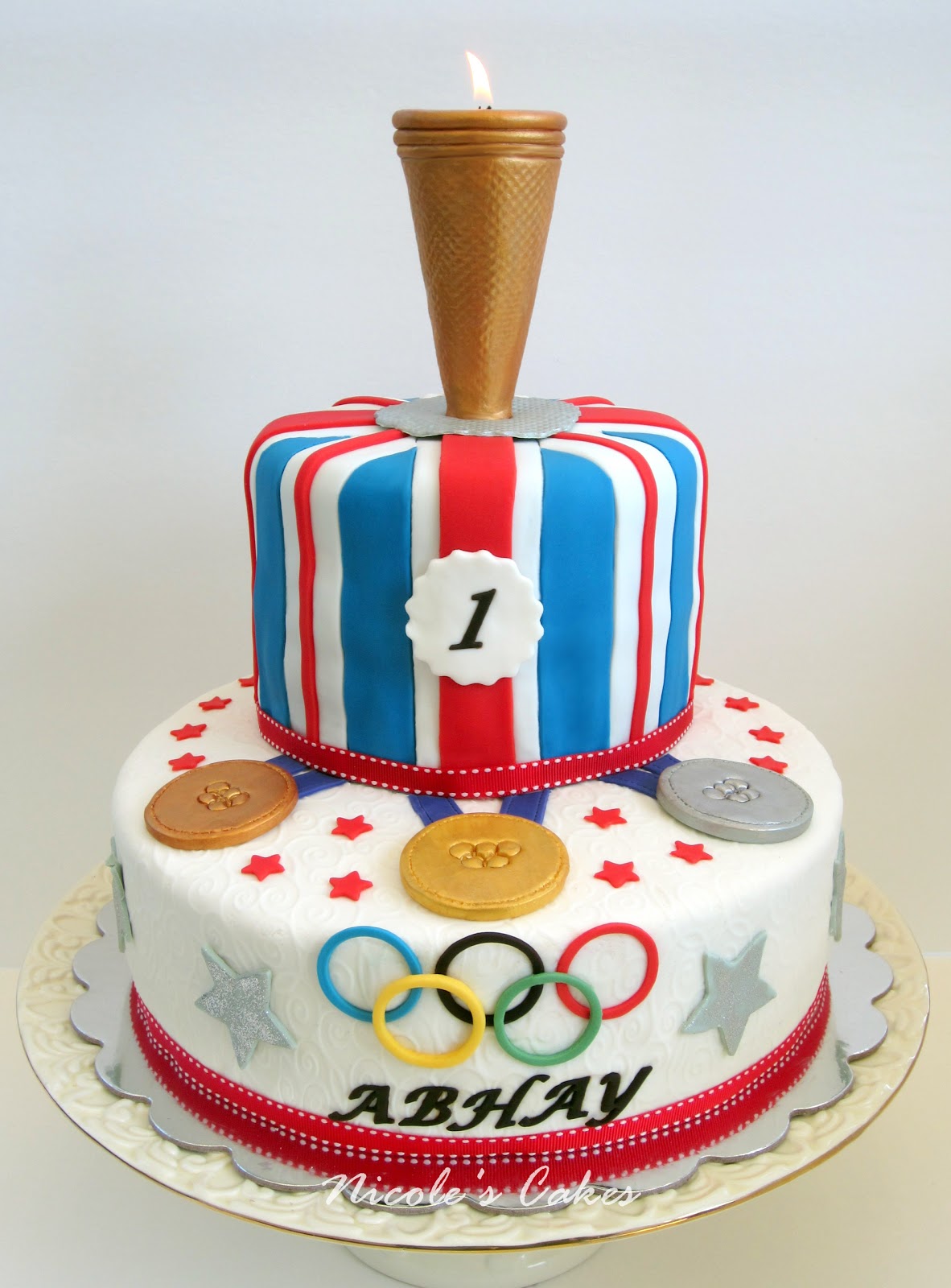 Olympic Birthday Cake