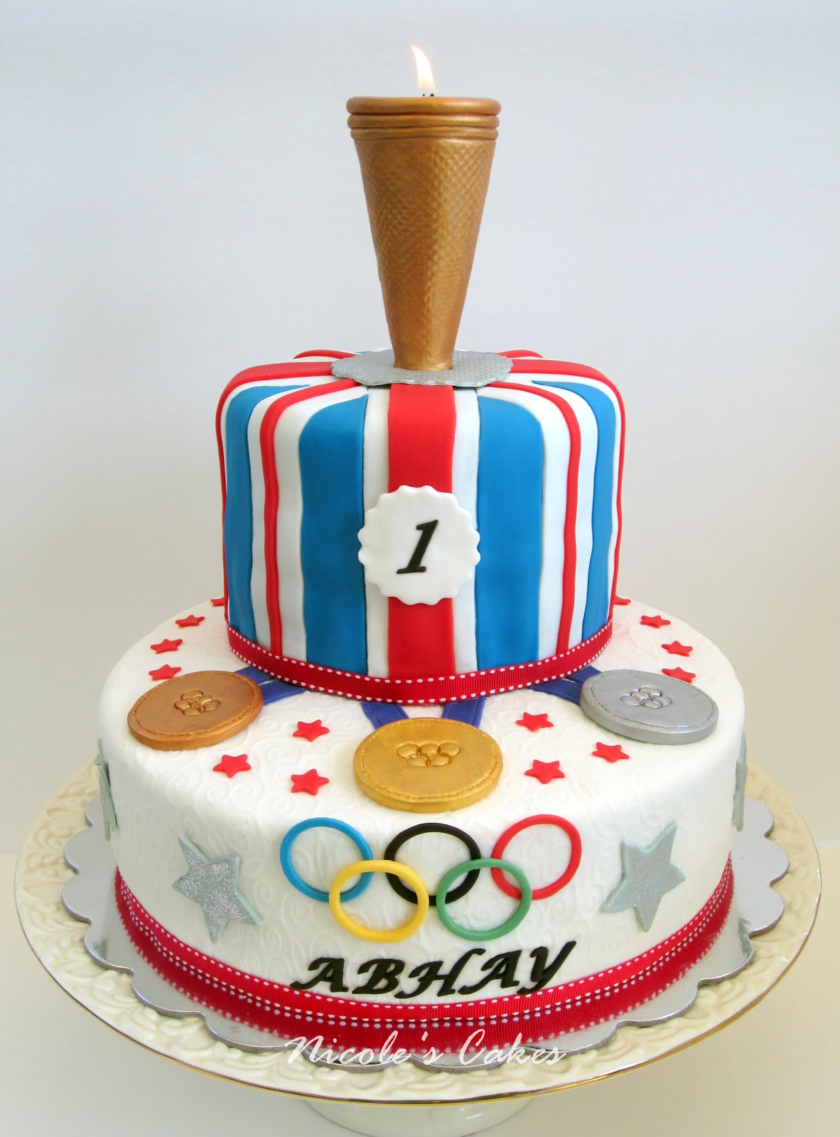 Olympic Birthday Cake Olympic Birthday Cake