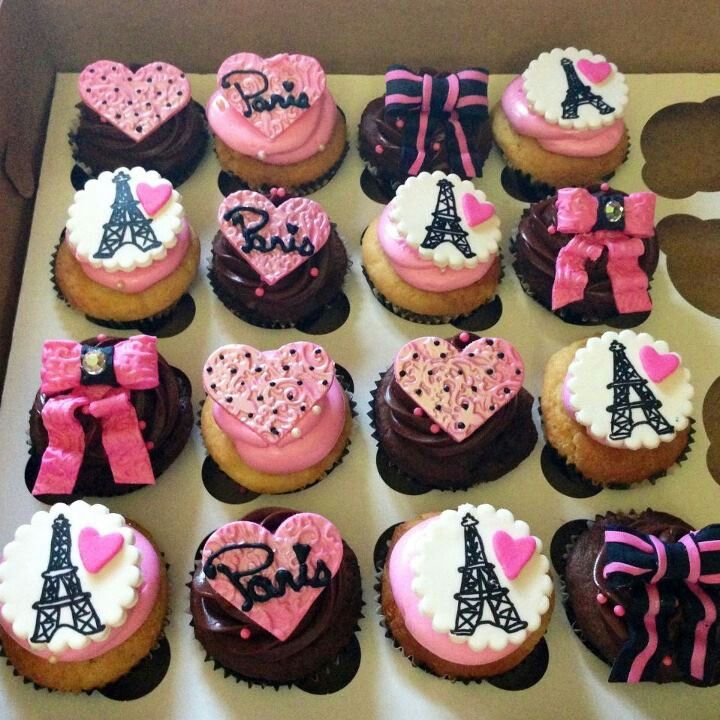 Paris Cupcakes Ideas