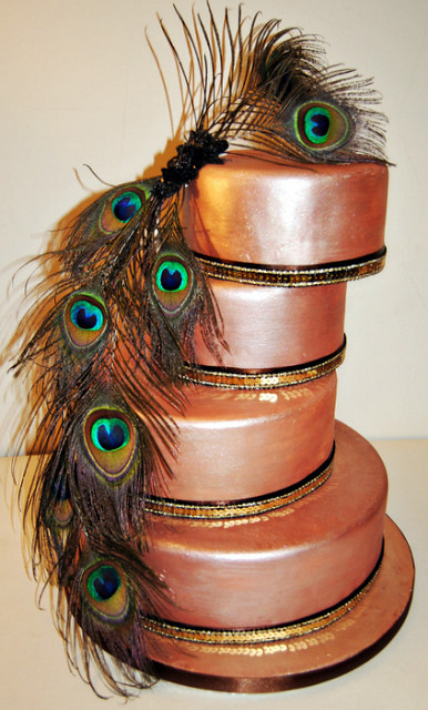 Peacock Wedding Cake